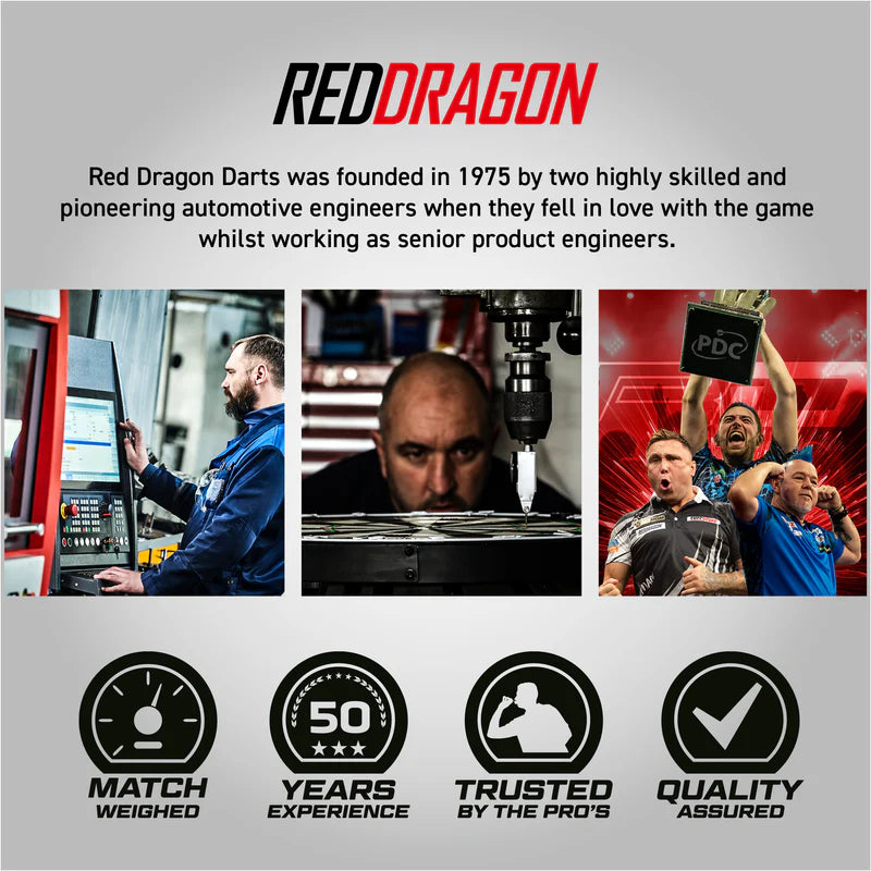 Red Dragon Bullhitters Steel Tip Darts