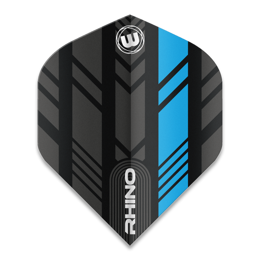 Winmau Rhino Dart Flights - Standard Shape - Blue