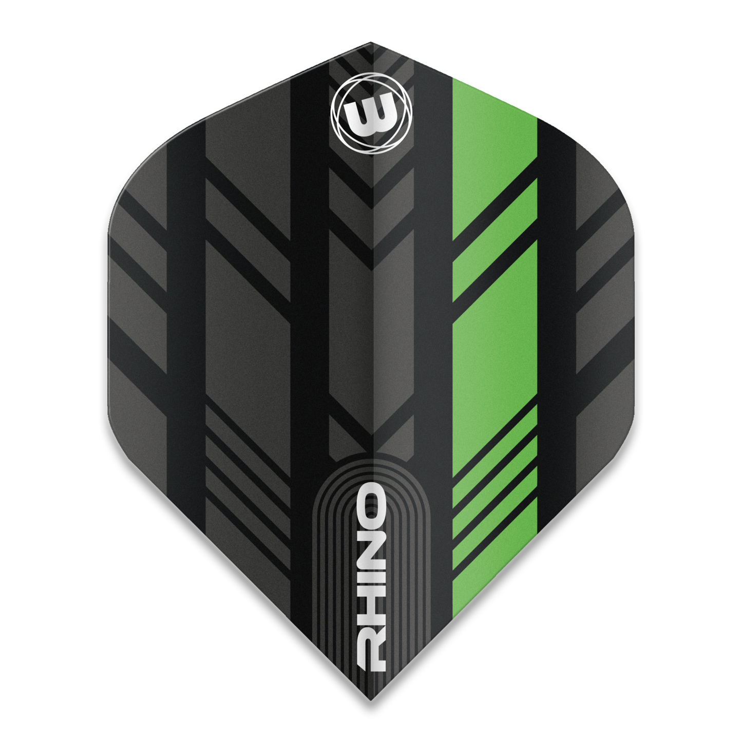 Winmau Rhino Dart Flights - Standard Shape - Green