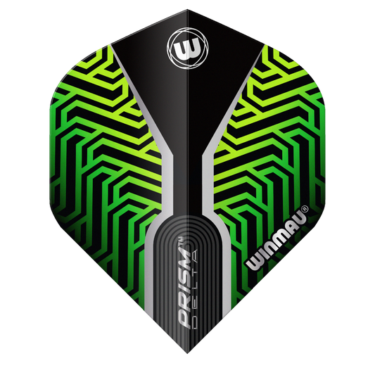 Winmau Prism Delta Darts Flights - Karios Green