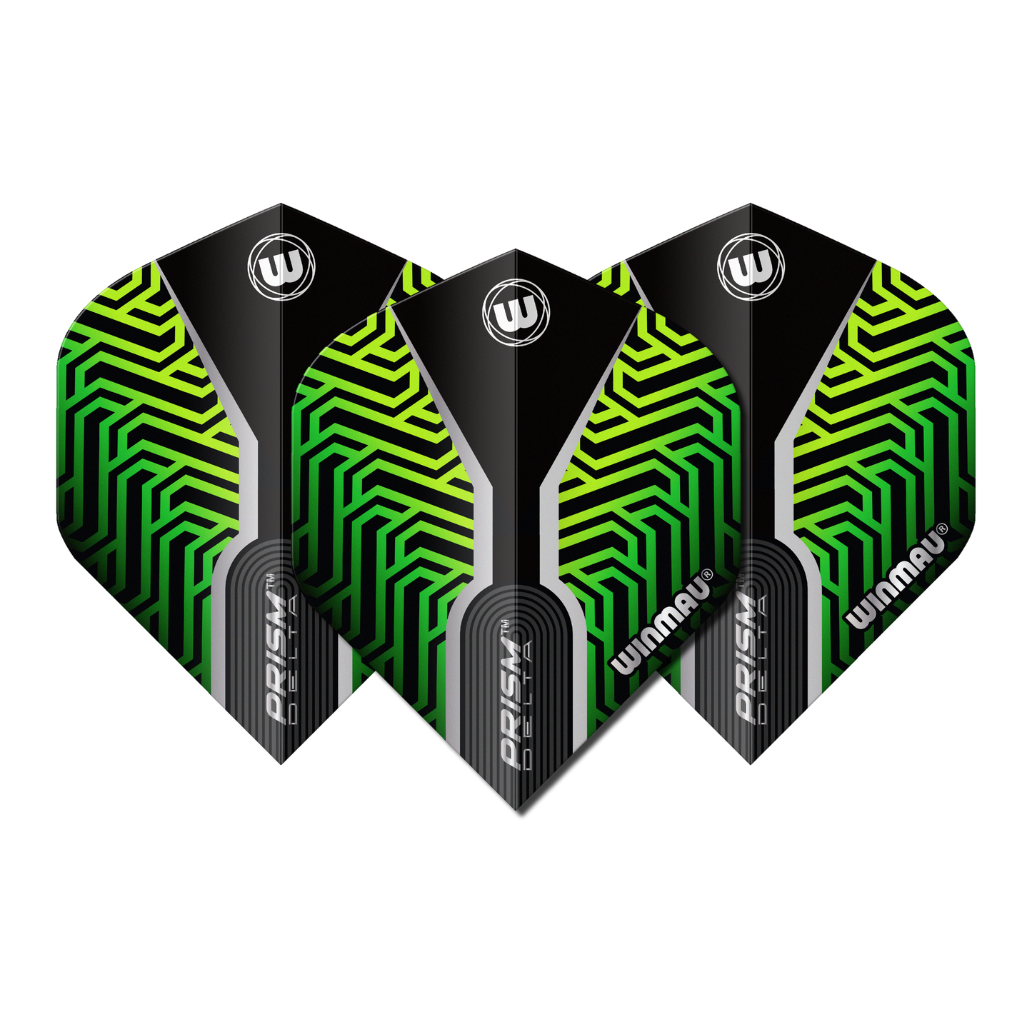 Winmau Prism Delta Darts Flights - Karios Green