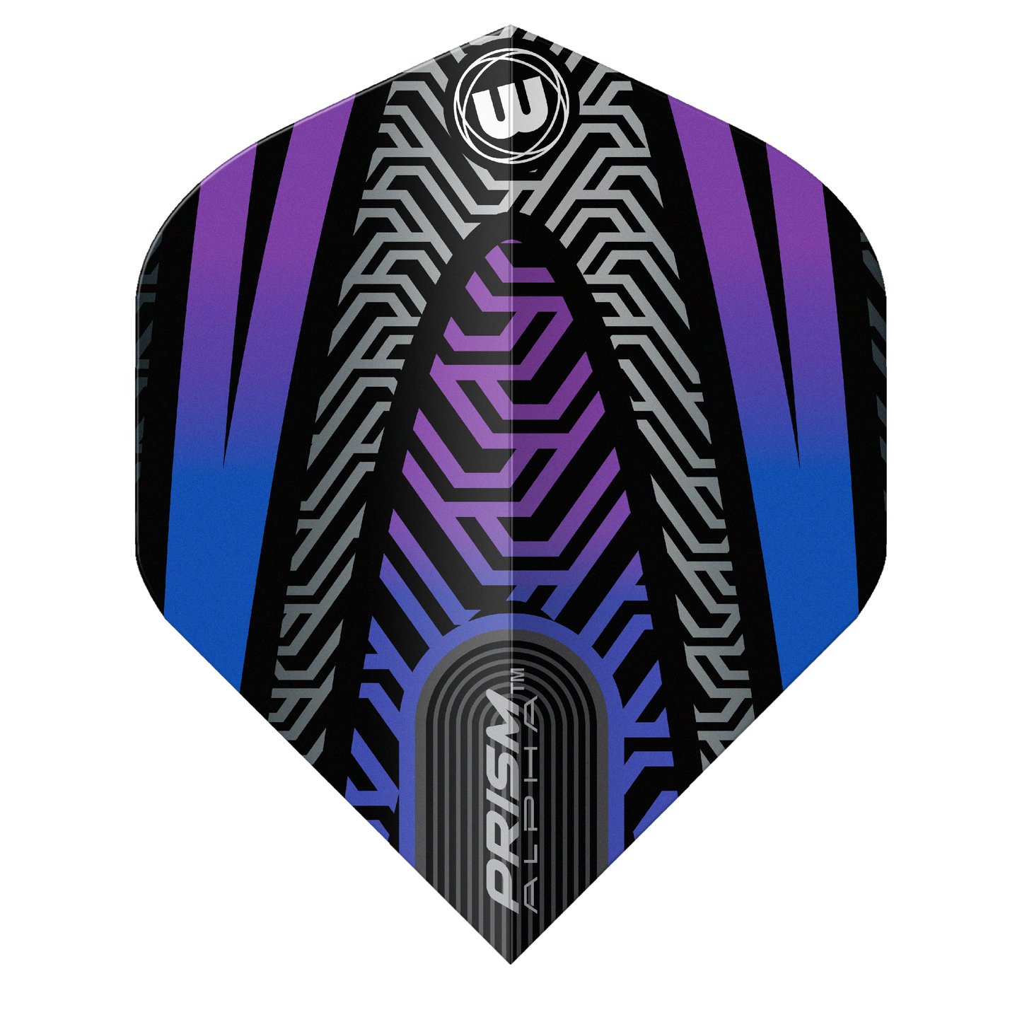 Winmau Prism Alpha Darts Flights - Black & Purple