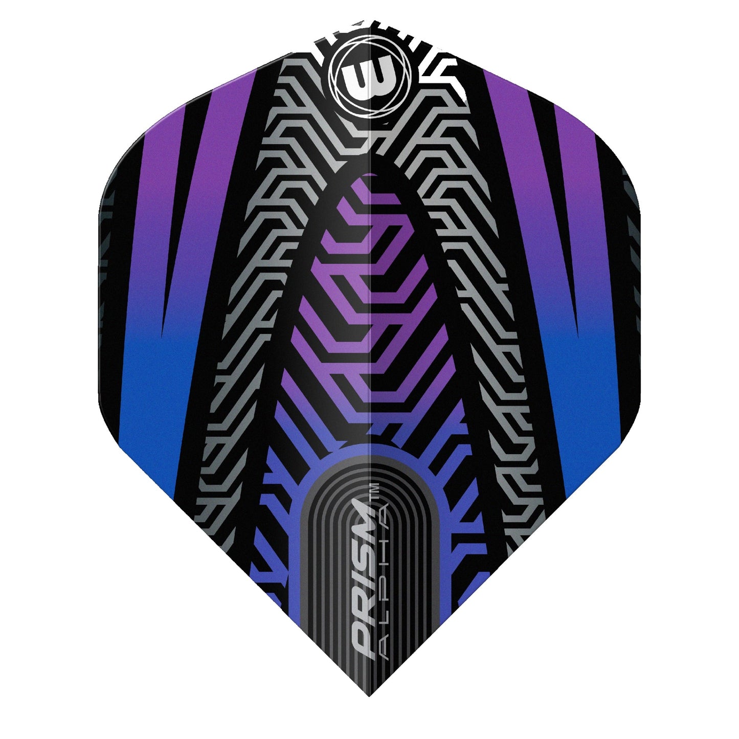 Winmau Prism Alpha Darts Flights - Black & Purple