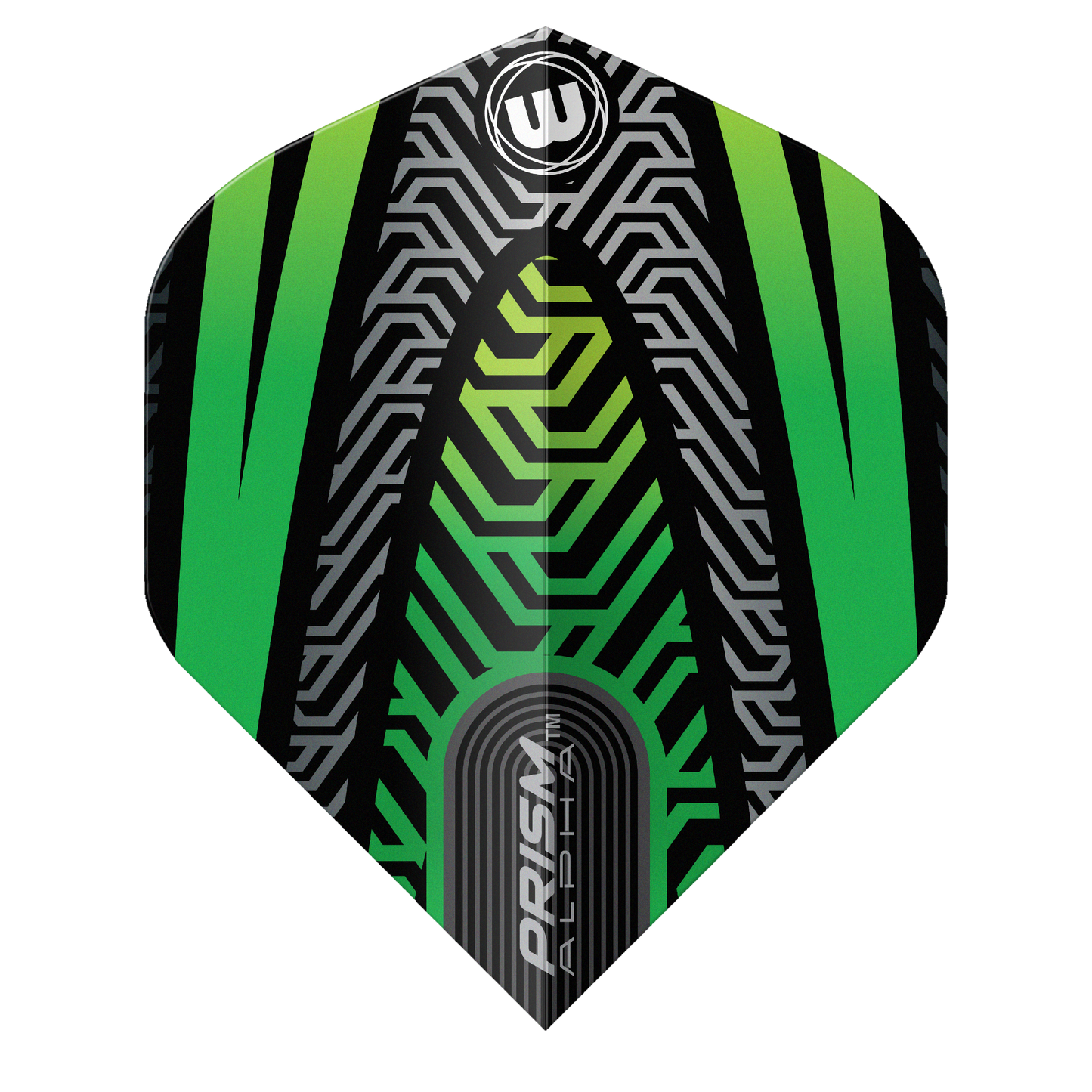 Winmau Prism Alpha Darts Flights - Black & Green