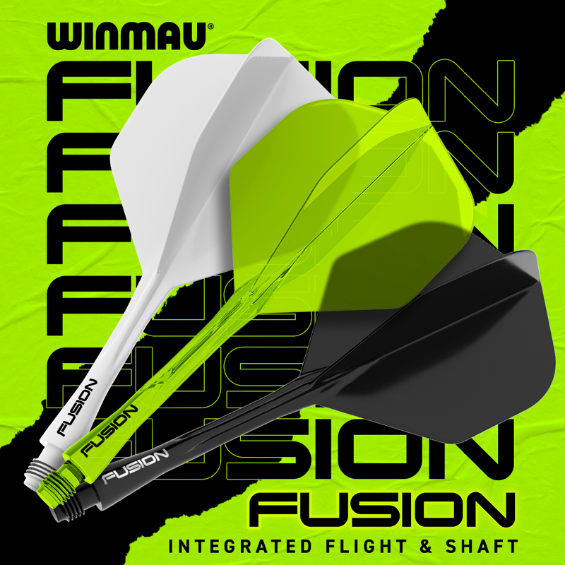 Winmau Fusion Integrated Flight / Shaft - Yellow
