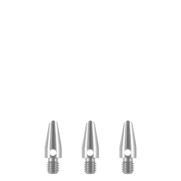 Designa Aluminium Shafts - Metal Darts Stems Silver