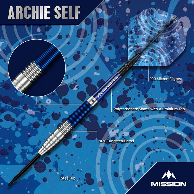 Mission Archie Self Steel Tip Darts