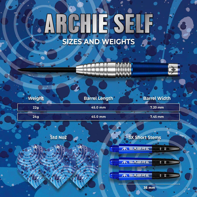 Mission Archie Self Steel Tip Darts