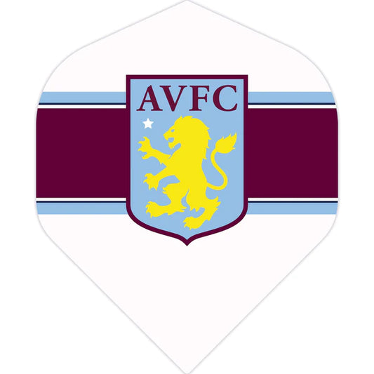 Aston Villa FC Official Darts Flights - White