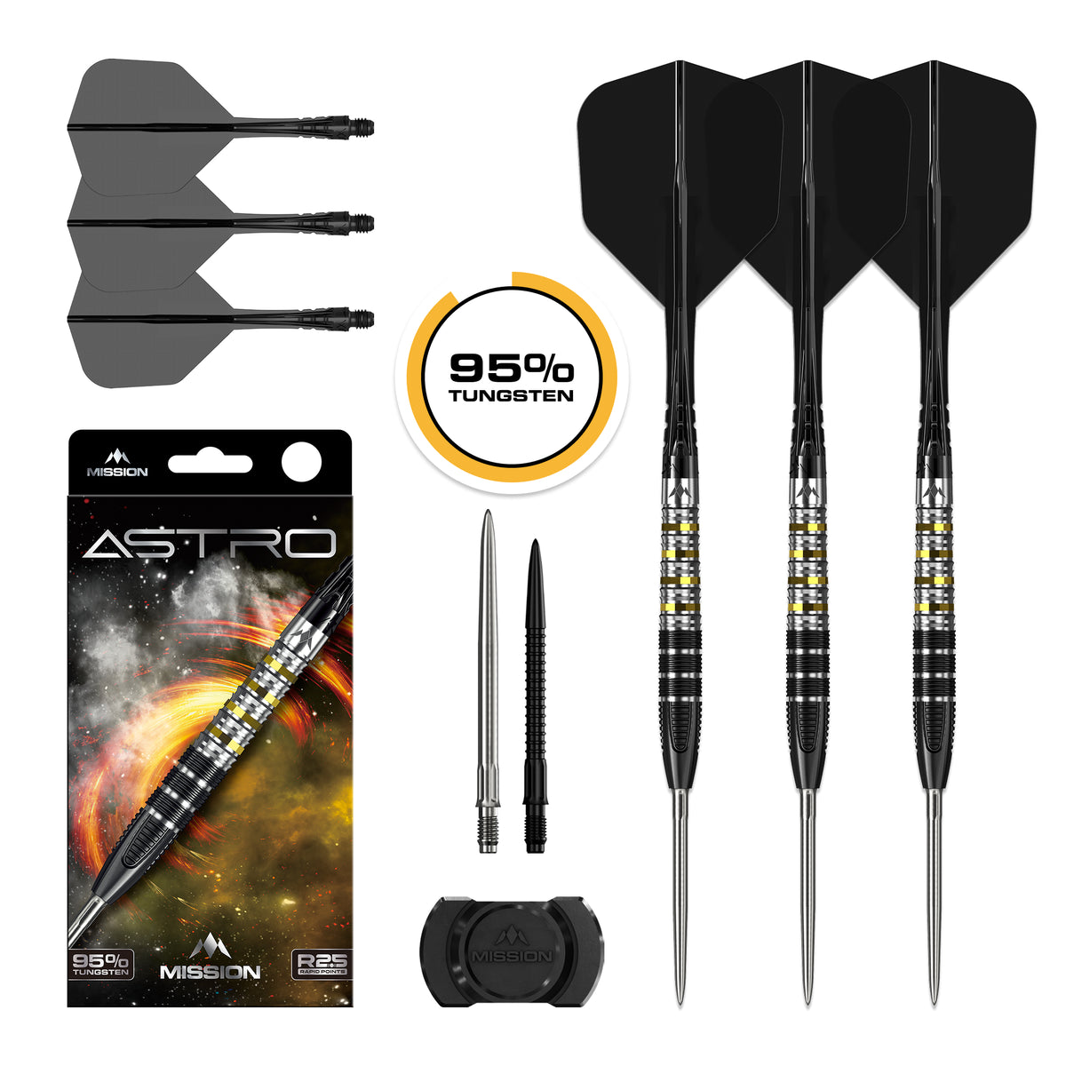 Mission Astro R2.5 Steel Tip Darts