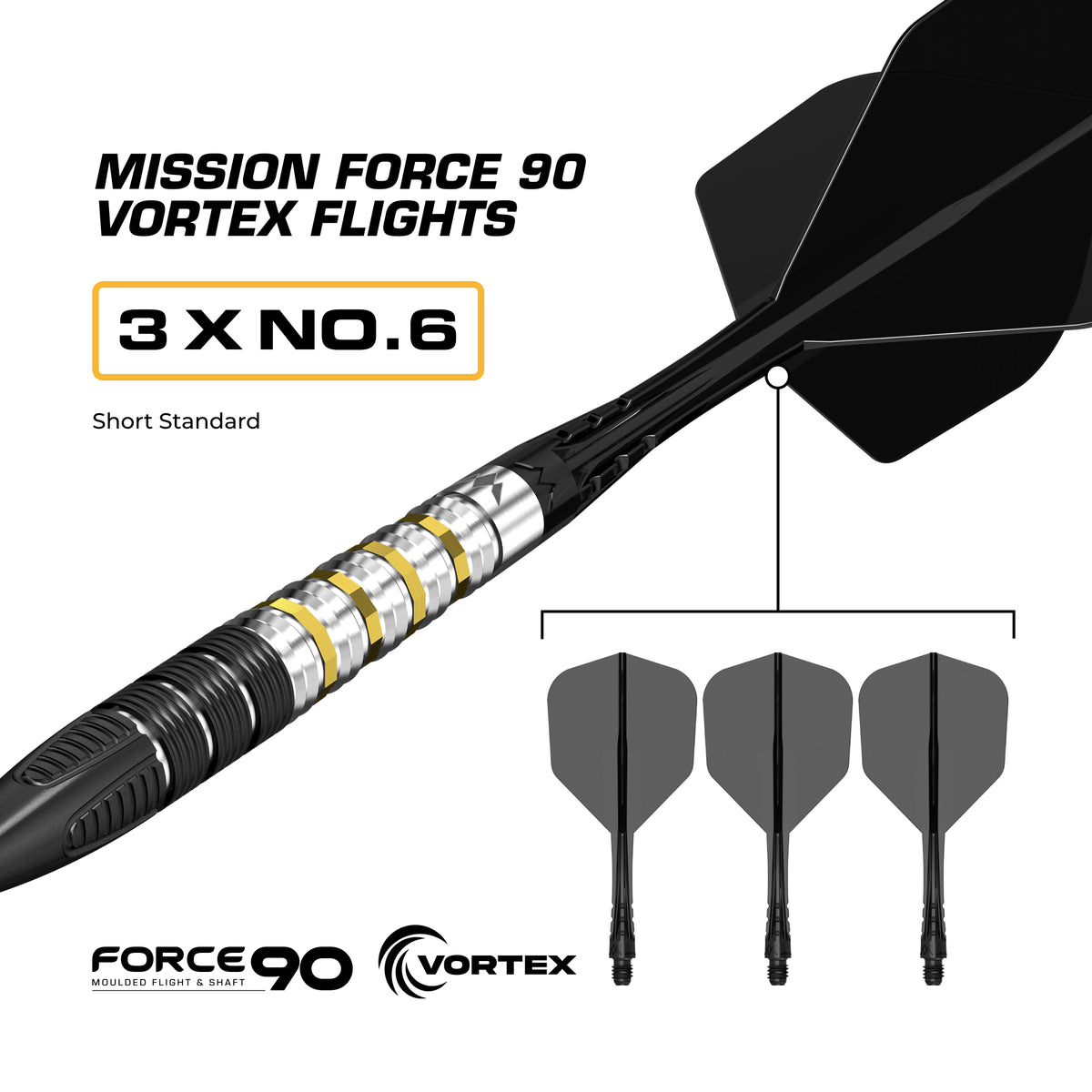 Mission Astro R2.5 Steel Tip Darts