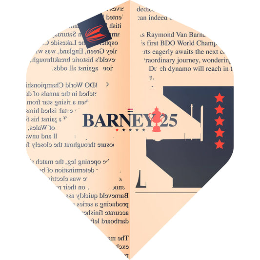 Target Barney 25 Pro.Ultra No.2 Standard Darts Flights - Pack of 3 Sets