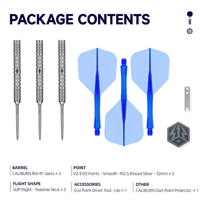 Caliburn Rix R1 Steel Tip Darts