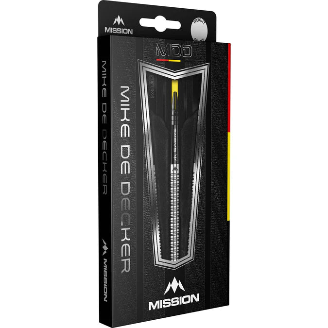 Mission Mike De Decker Steel Tip Darts Silver