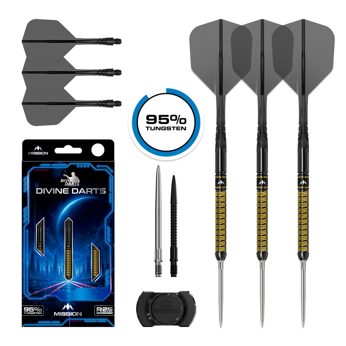 Mission Jake Kenyon Collab R2.5 Steel Tip Darts