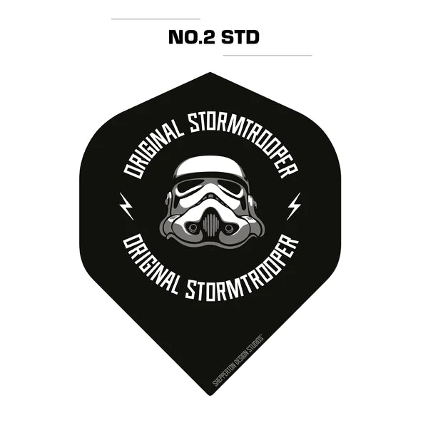 Original Stormtrooper Darts Flights - Official Licensed - Black Logo