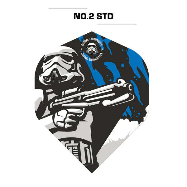 Original Stormtrooper Darts Flights - Official Licensed - Storm Trooper - Holding Gun