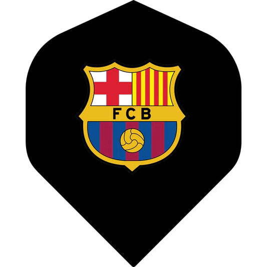 FC Barcelona Official Darts Flights - Black