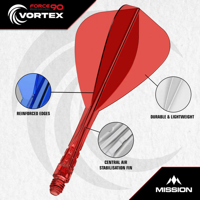 Mission Force 90 Vortex Integrated Flight / Shaft - Kite Shape
