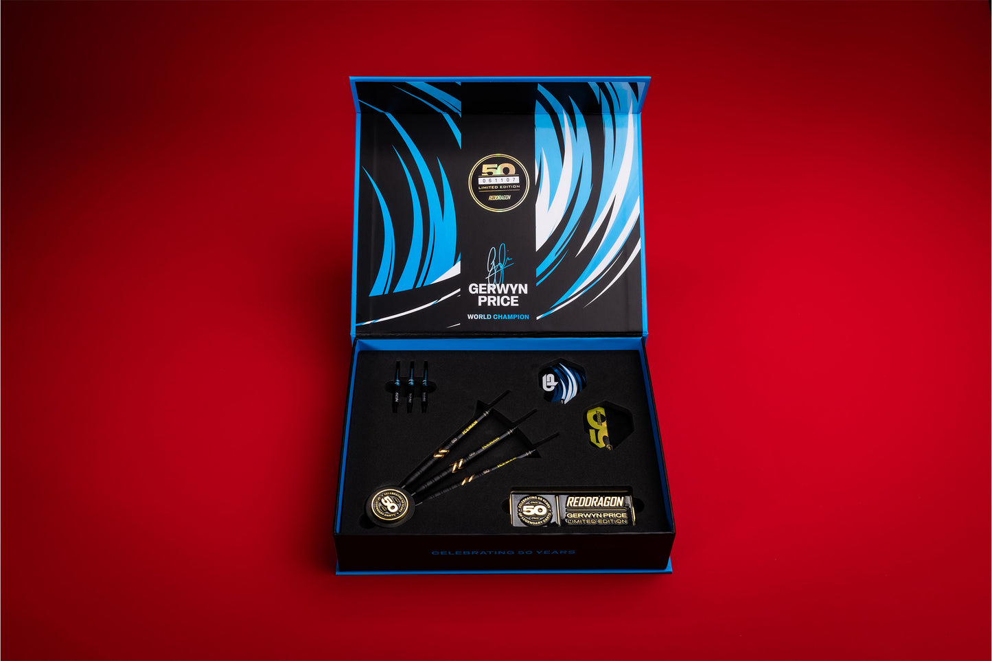 Red Dragon Gerwyn Price - Limited Edition 50 Years Player Edition