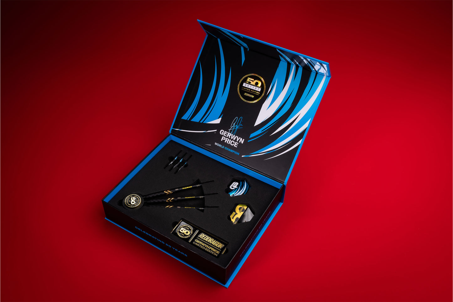 Red Dragon Gerwyn Price - Limited Edition 50 Years Player Edition