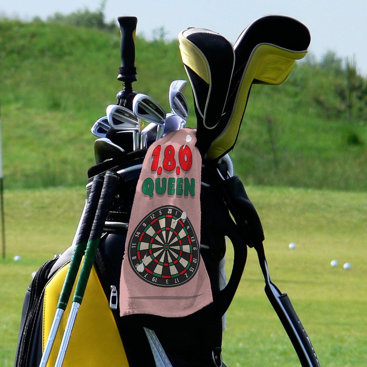 180 Queen - Funny Darts Golf Towel