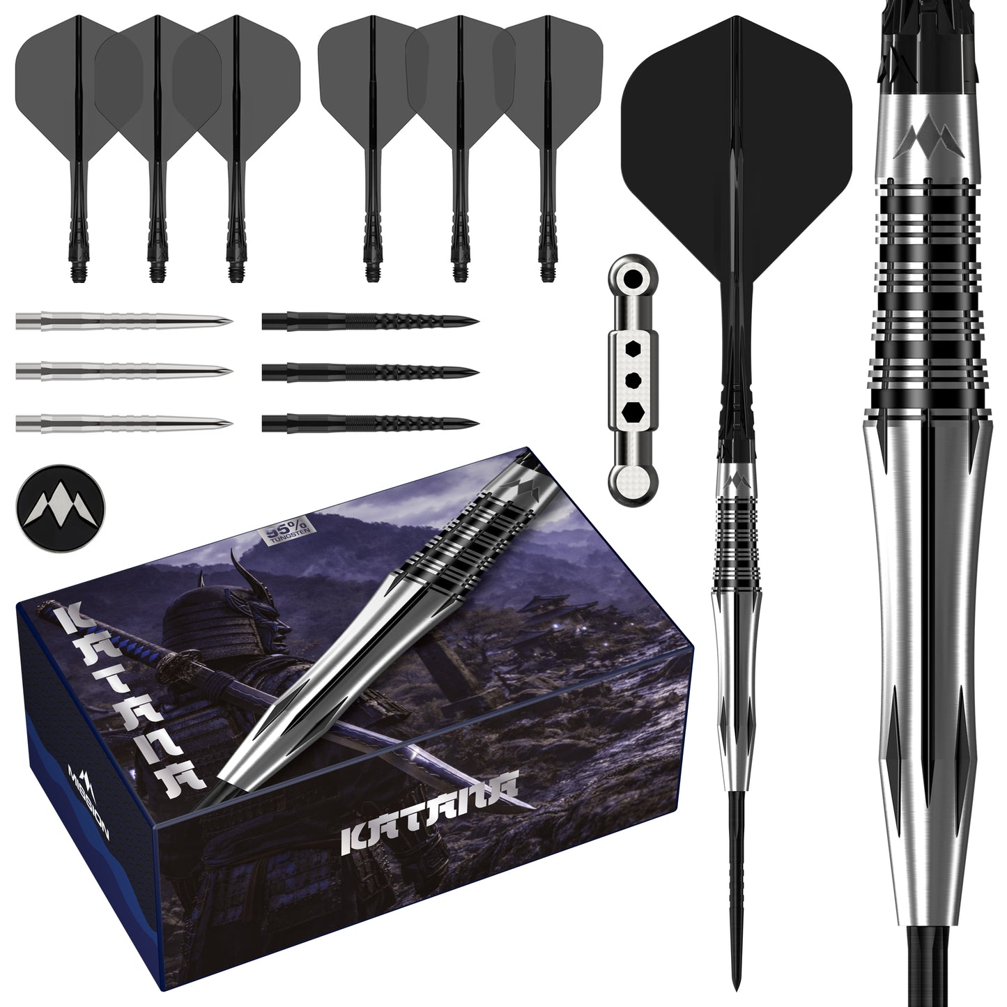 Mission Katana Steel Tip Darts