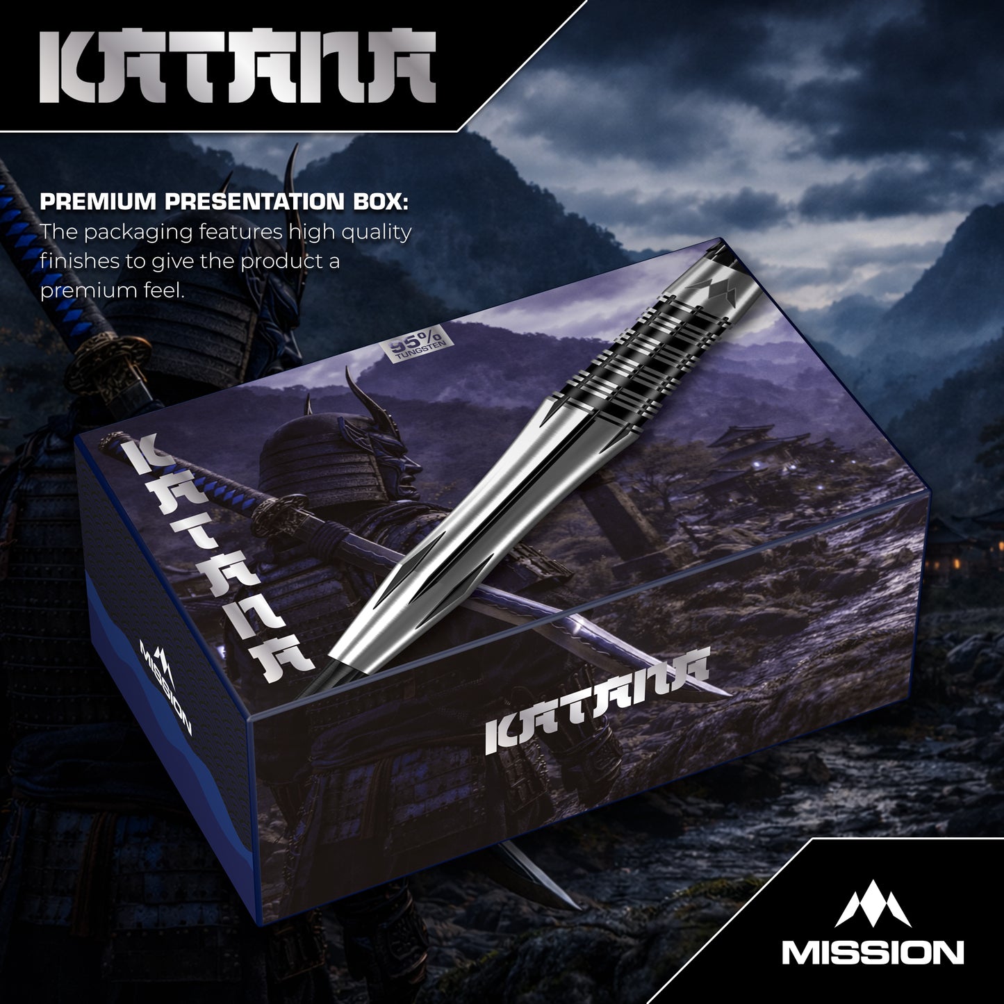 Mission Katana Steel Tip Darts
