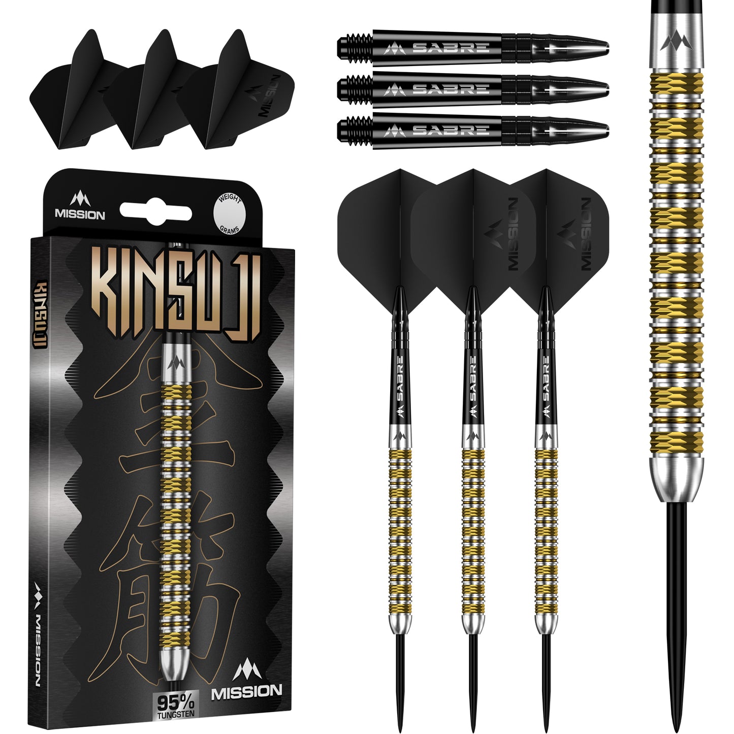 Mission Kinsuji Steel Tip Darts