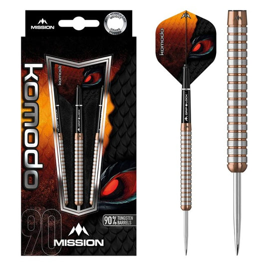 Mission Komodo GX Steel Tip Darts - M1