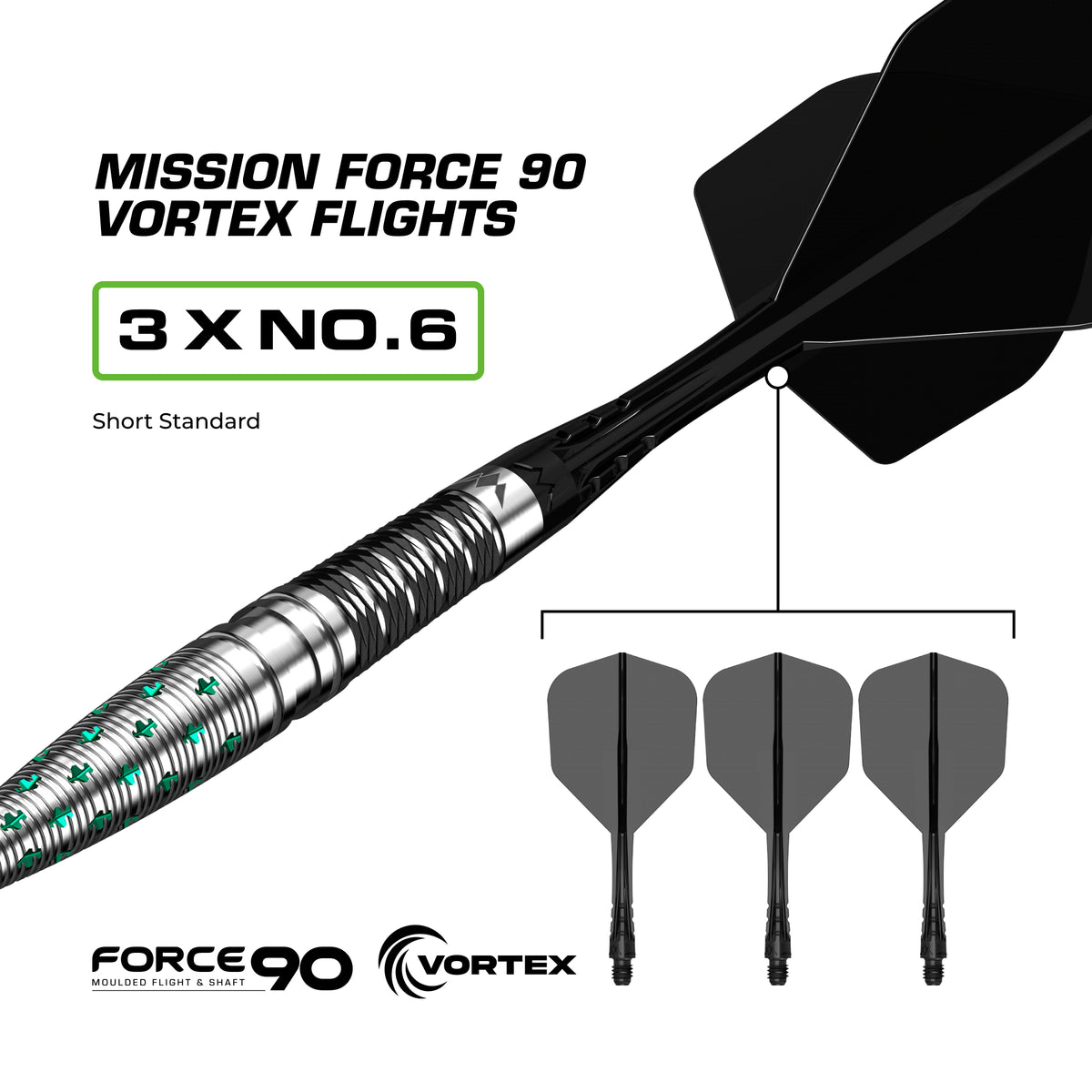 Mission Mantis R2.5 Steel Tip Darts