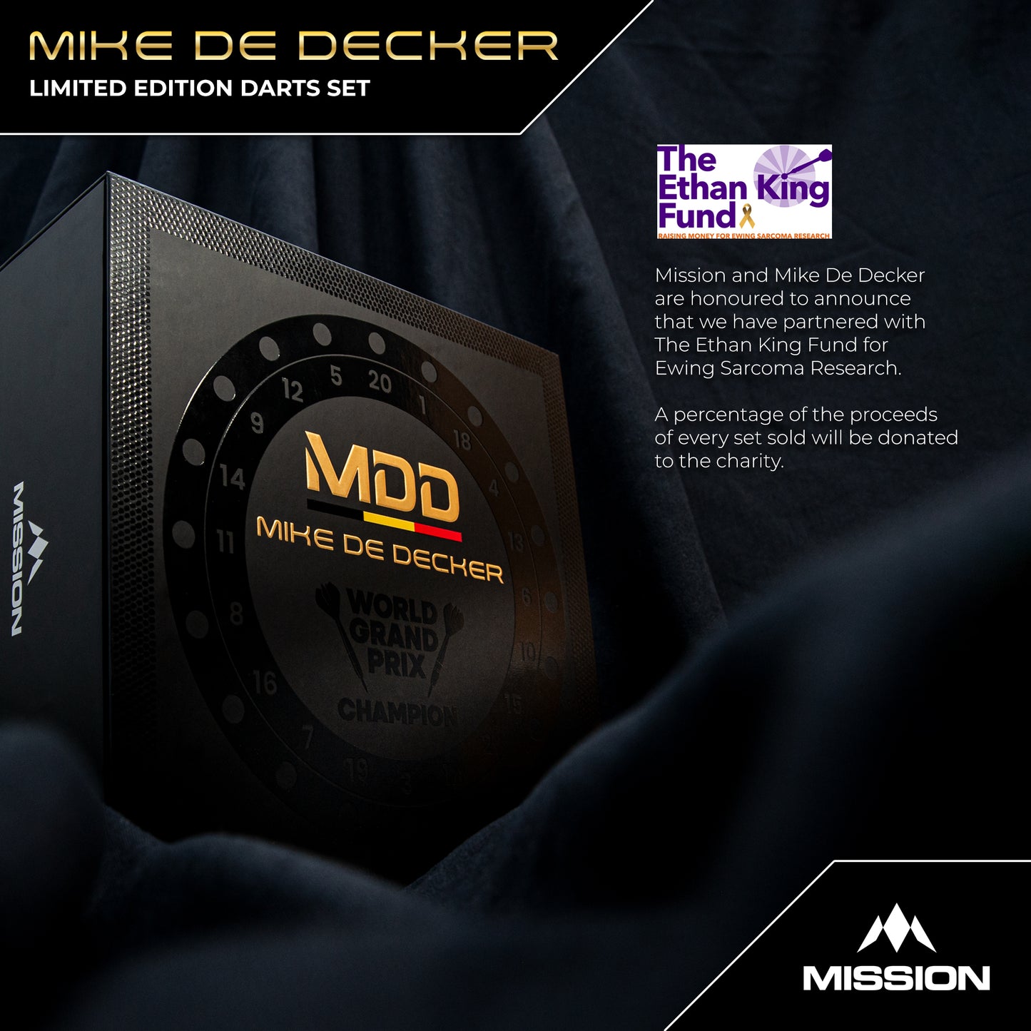 Mission Mike De Decker World Grand Prix Limited Edition Darts