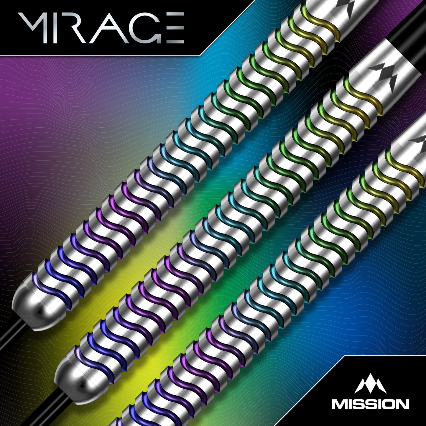 Mission Mirage Steel Tip Darts