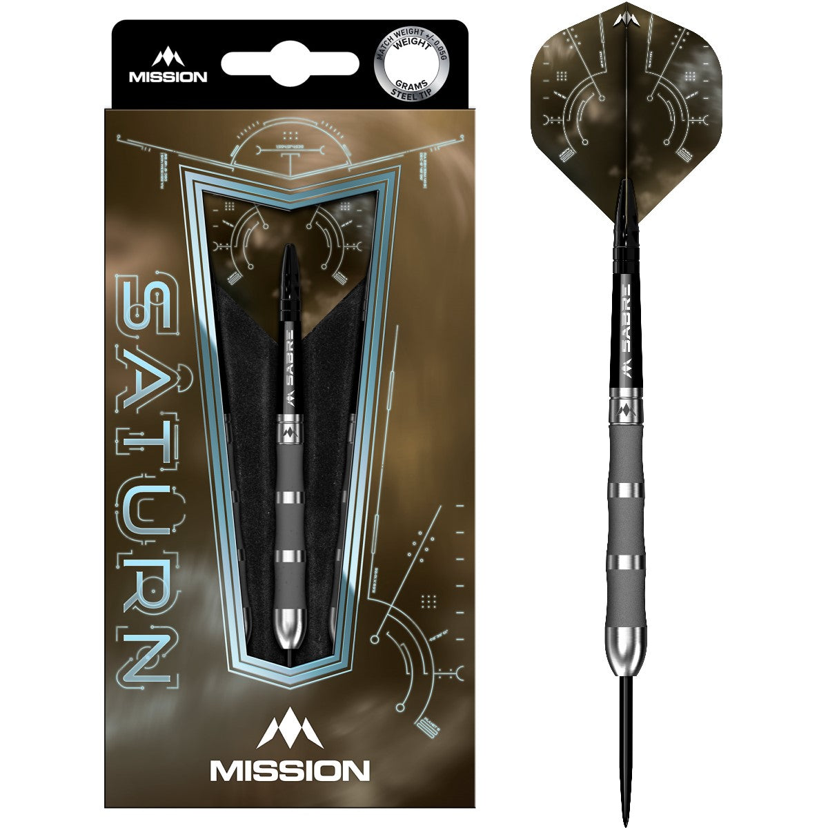 Mission Saturn Fenrir Steel Tip Darts