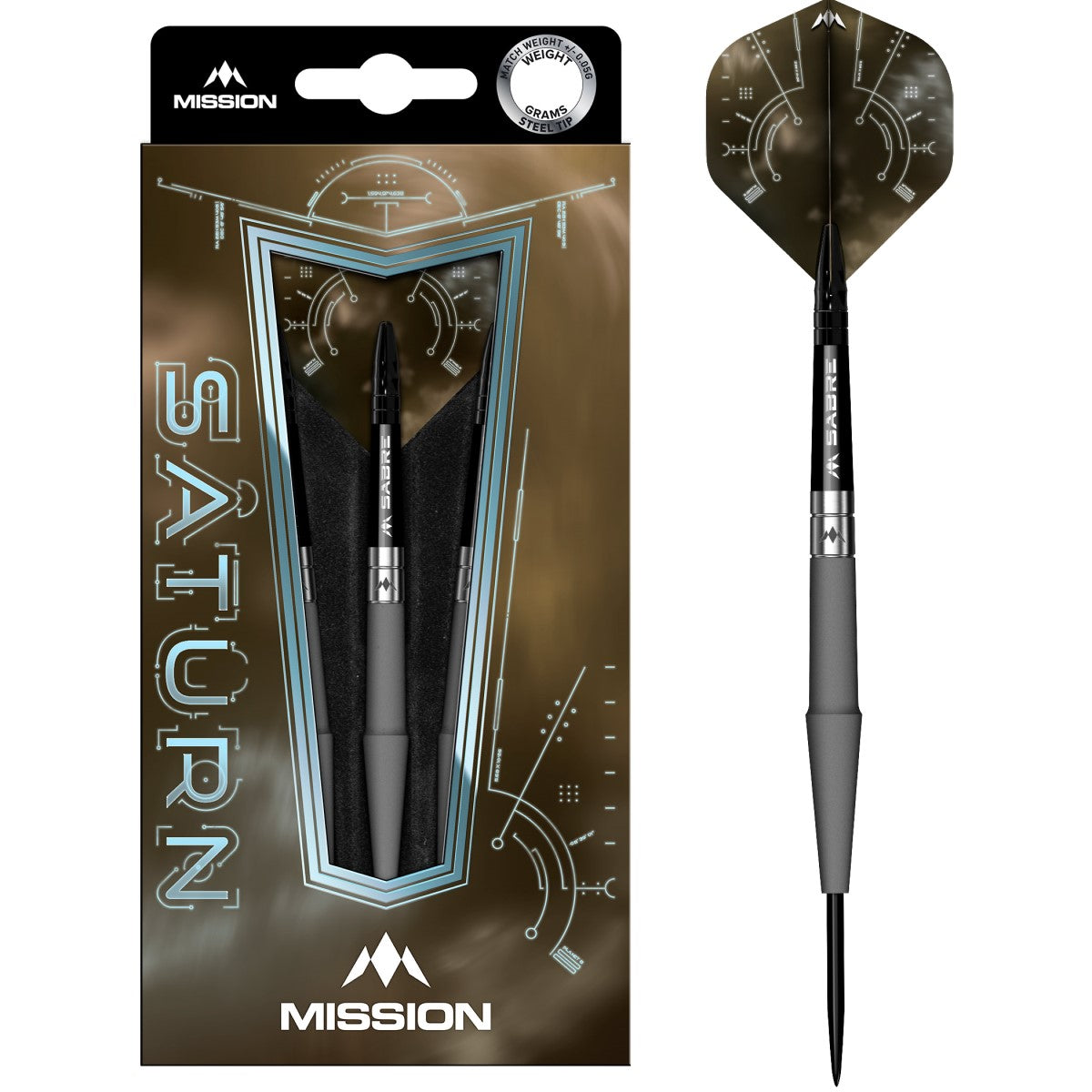 Mission Saturn Hyperion Steel Tip Darts