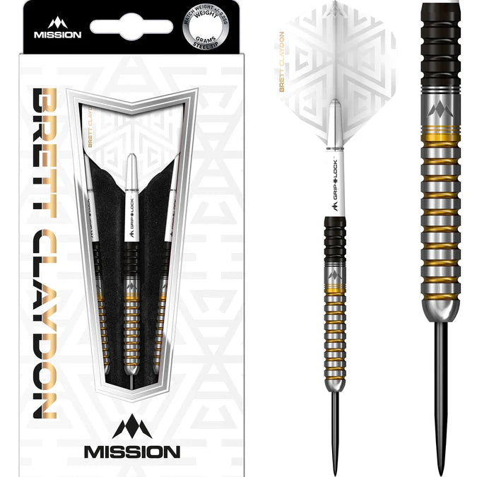 Mission Brett Claydon Steel Tip Darts