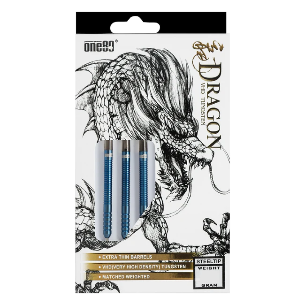 One80 Ice Dragon Steel Tip Darts - 20-22-24 & 26 grams