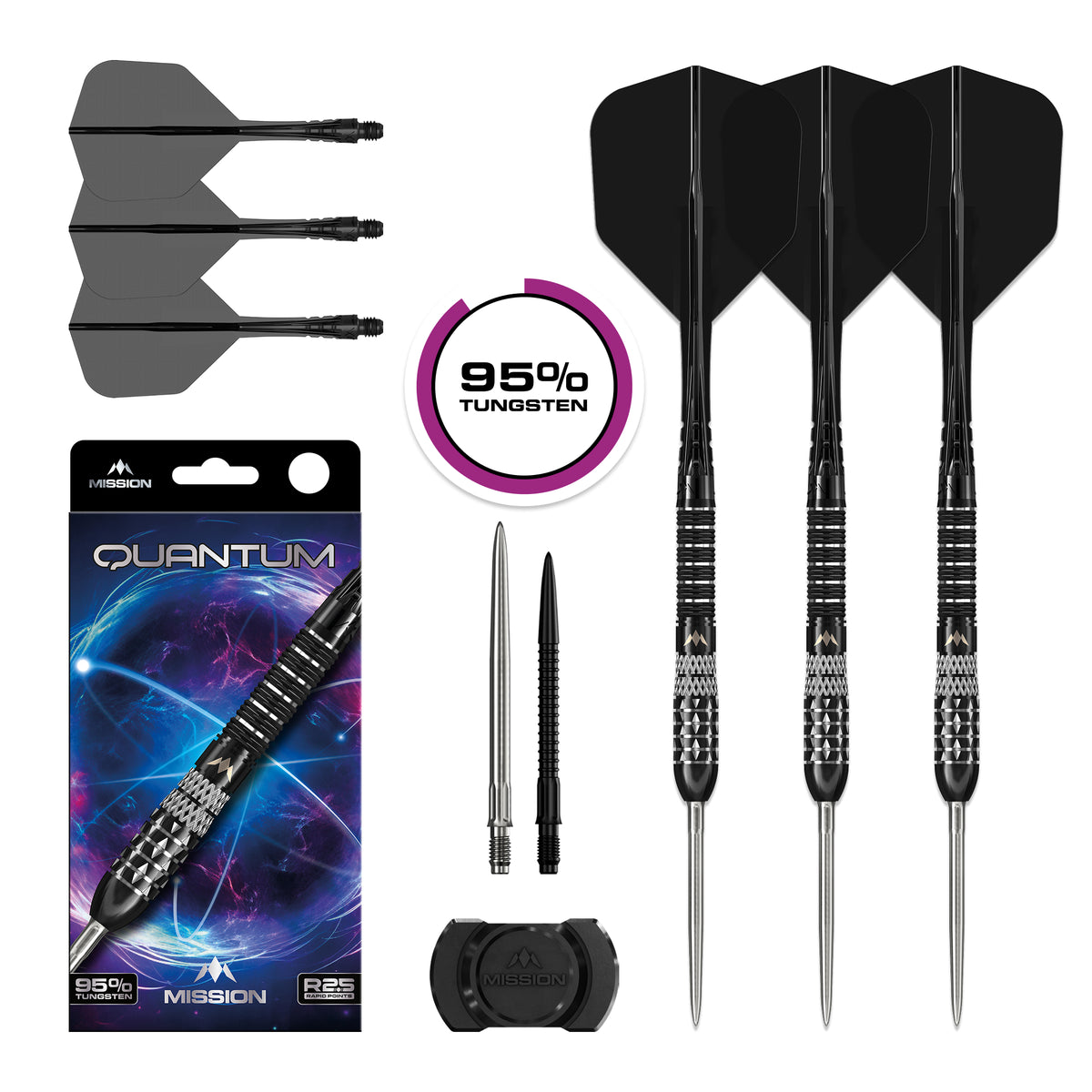 Mission Quantum R2.5 Steel Tip Darts