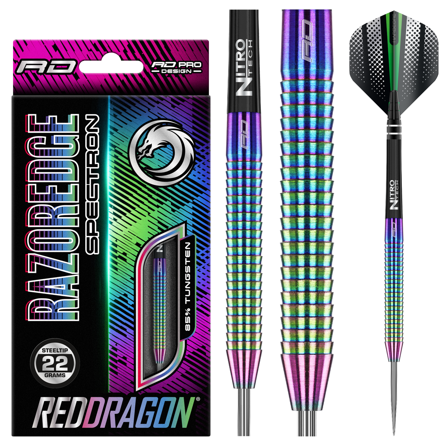 Red Dragon Razor Edge Spectron Steel Tip Darts
