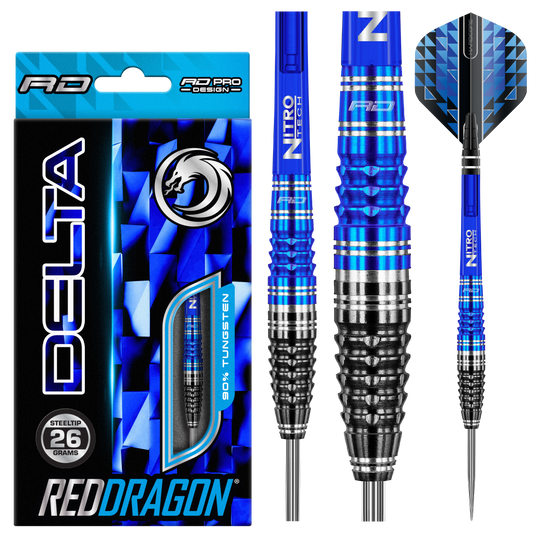 Red Dragon Delta 2 Steel Tip Darts