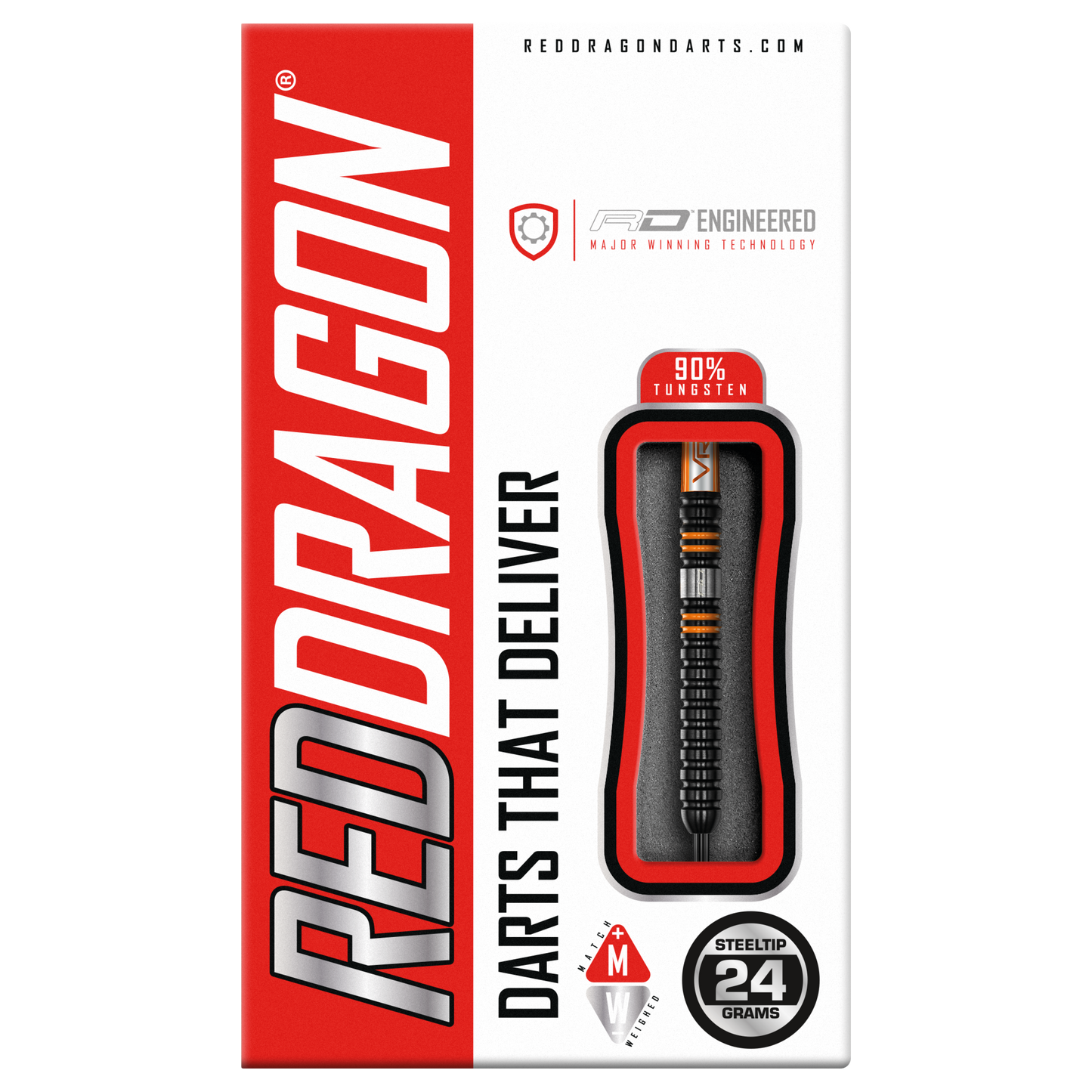 Red Dragon Amberjack Pro 1 Steel Tip Darts