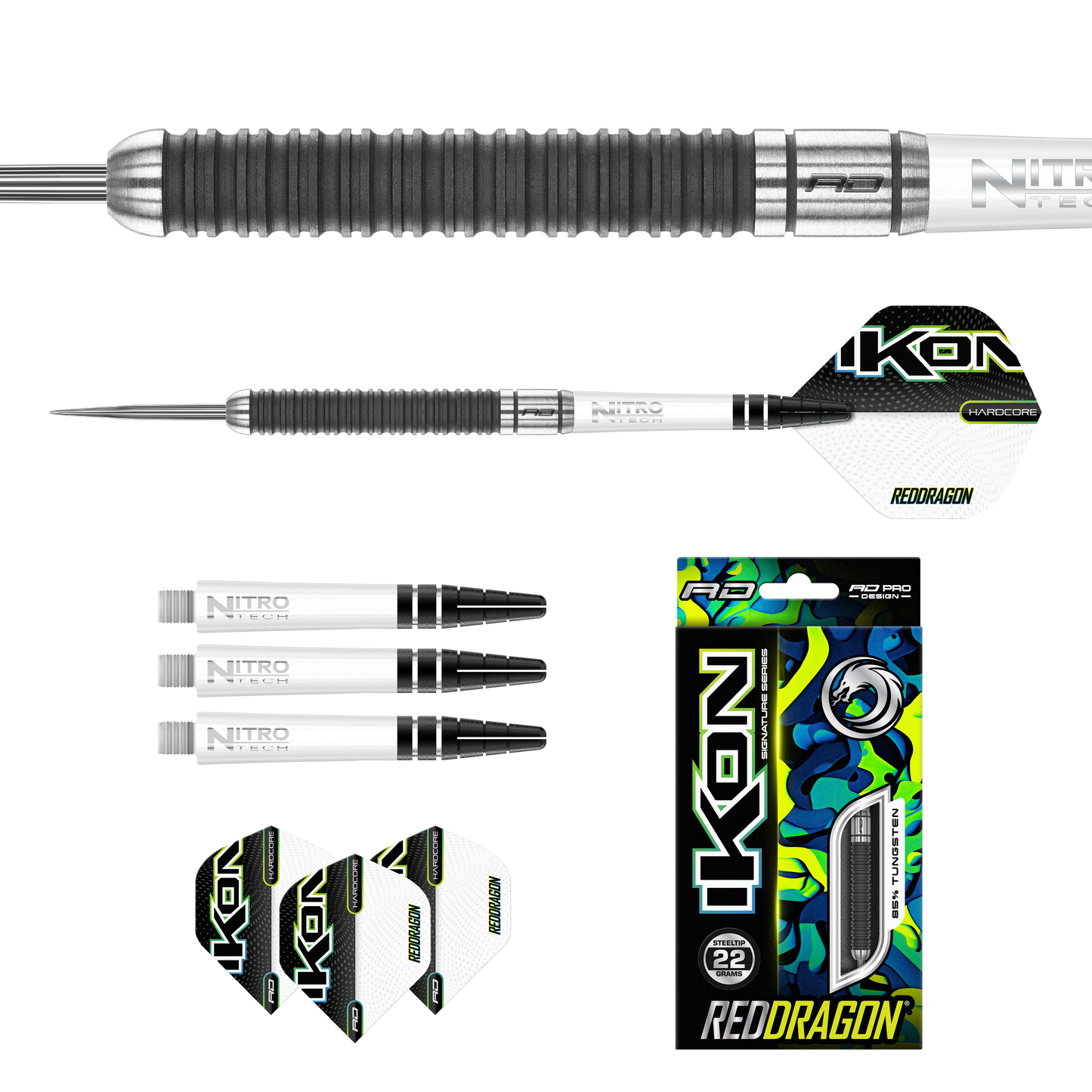 Red Dragon Ikon 1.4 Steel Tip Darts