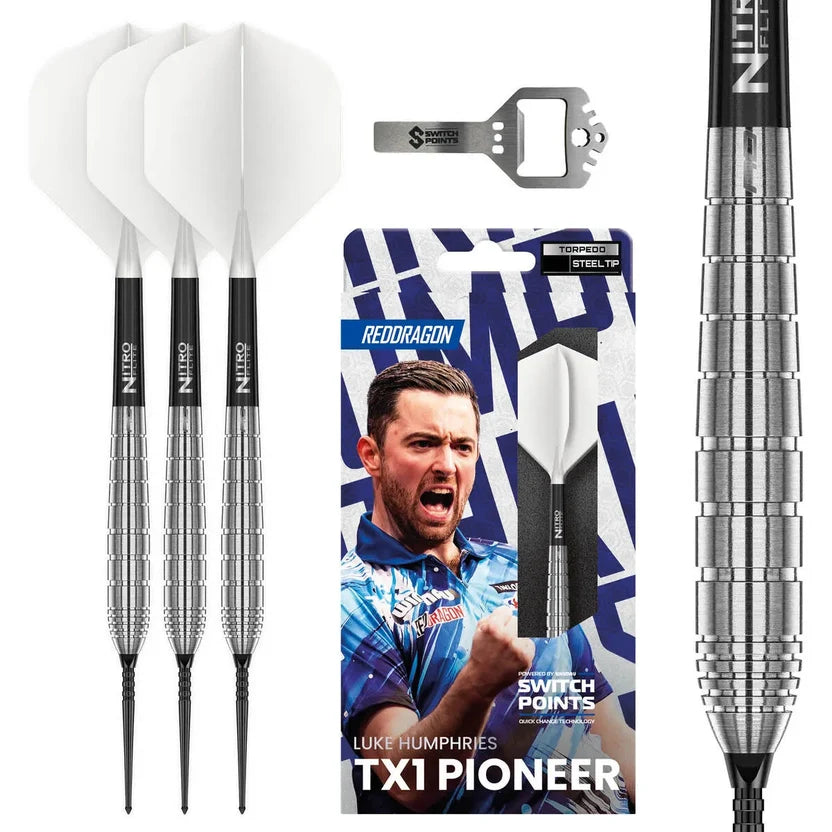Red Dragon Luke Humphries TX1 Pioneer Switch Point Darts