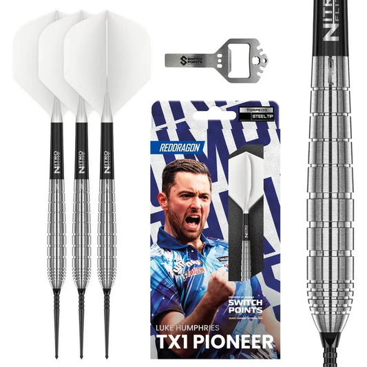 Red Dragon Luke Humphries TX1 Pioneer Switch Point Darts