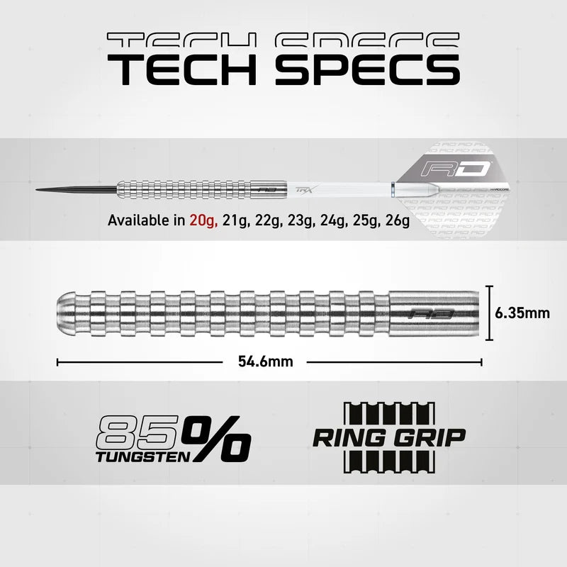 Red Dragon Javelin Original Steel Tip Darts