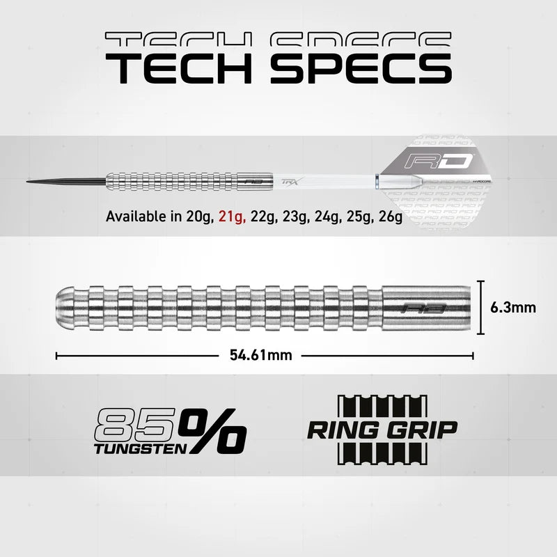 Red Dragon Javelin Original Steel Tip Darts