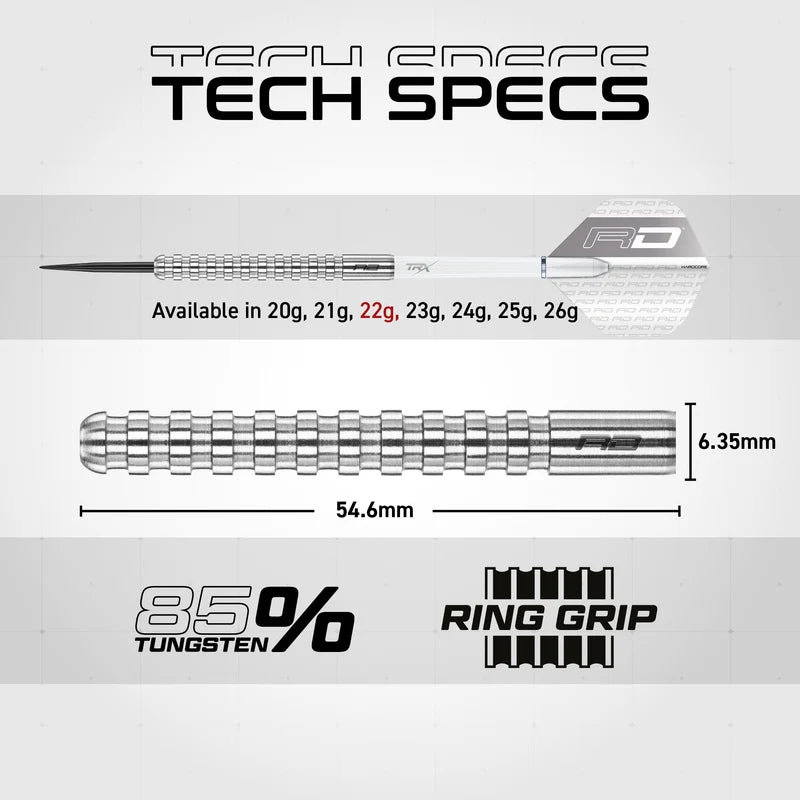 Red Dragon Javelin Original Steel Tip Darts