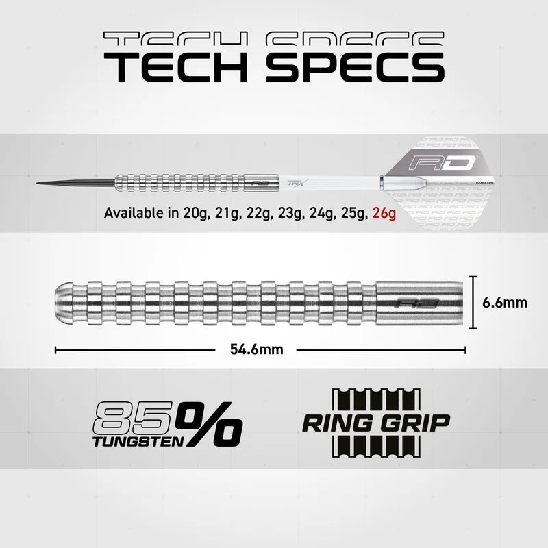 Red Dragon Javelin Original Steel Tip Darts