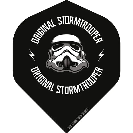 Original Stormtrooper Darts Flights - Official Licensed - Black Logo
