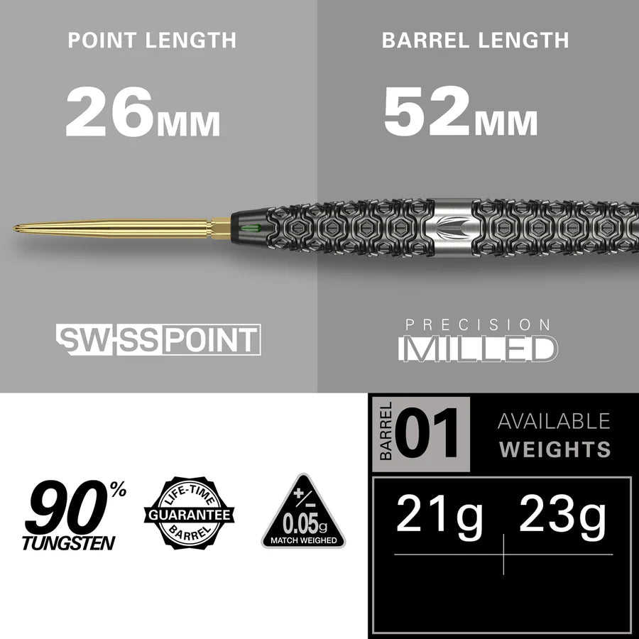 Target Cult 01 Steel Tip Darts